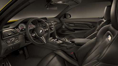 interior BMW M4 coupé.