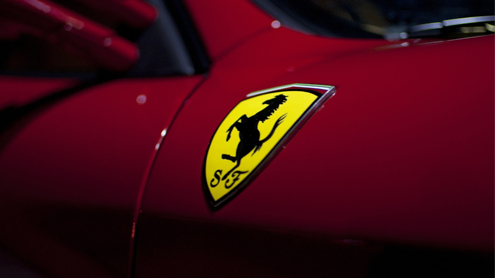 Logo caballo Ferrari.