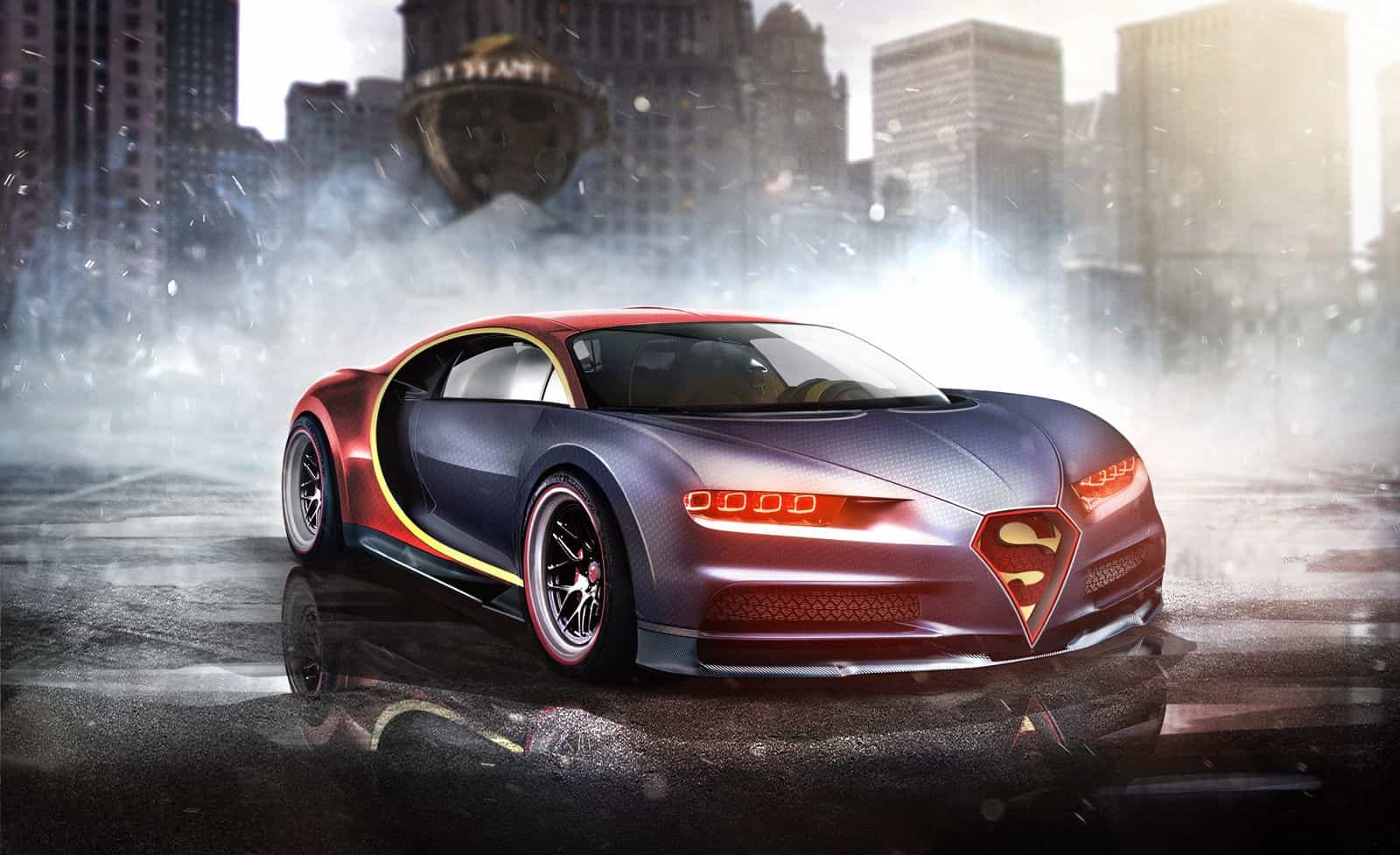 Superman Bugatti Chiron