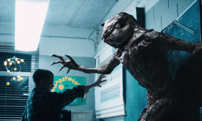 Escena Stranger Things - Once y monstruo